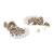 I jewels gold plated traditional handcrafted kundan & pearl dangle jhumka earrings for women