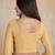 Cotton Lycra Stretchable Comfy Round Neck Elbow Sleeves Saree Blouse Readymade
