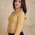 Cotton Lycra Stretchable Comfy Round Neck Elbow Sleeves Saree Blouse Readymade