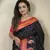 Black Kanchipuram Paithani Art Silk Saree