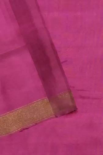 Green and pink mulberry pure silk single ikkat  saree