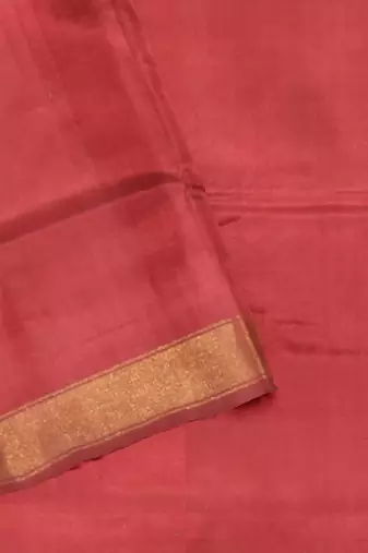 Red mulberry pure silk single ikkat  saree