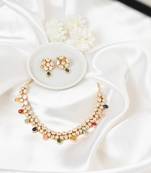 Rangeela multicolored kundan necklace