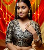 Black Brocade Designer Blouse