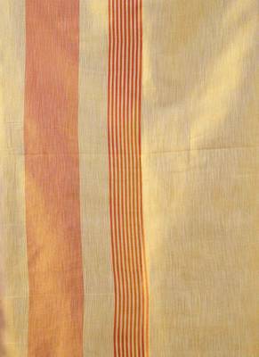 Lemon contrast weave pallu tissue silk saree with lining blouse 5
