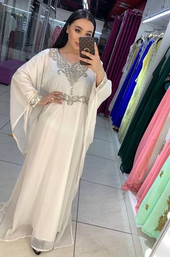 SALE New Moroccan Dubai Kaftans Farasha Abaya Dress Very Fancy Long Gown