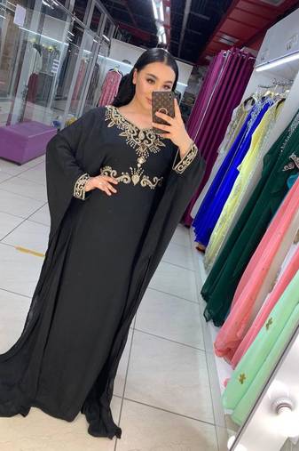 SALE New Moroccan Dubai Kaftans Farasha Abaya Dress Very Fancy Long Gown 