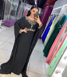 SALE New Moroccan Dubai Kaftans Farasha Abaya Dress Very Fancy Long Gown