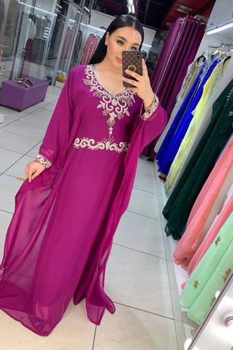 SALE New Moroccan Dubai Kaftans Farasha Abaya Dress Very Fancy Long Gown 