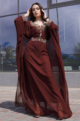 SALE New Moroccan Dubai Kaftans Farasha Abaya Dress Very Fancy Long Gown 