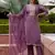 Lavender color silk blend ethnic embroidered readymade salwar kameez