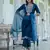 Teal color silk blend ethnic ready to wear women's kurta set