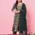 Green color cotton silk graceful festive wear readymade suit with dupatta