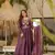 Wine color shimmer two tone fabric readymade salwar kameez for rich ethnic looks