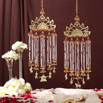 7 vachan symbols with lotus flat kaleere - set of 2 pieces 1