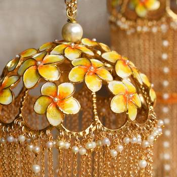 Flower cap hand painted cap kaleere 4