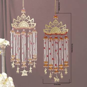 7 vachan symbols with lotus flat kaleere - set of 2 pieces 3