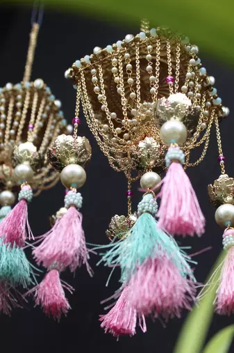 Colour fusion chandelier kaleere