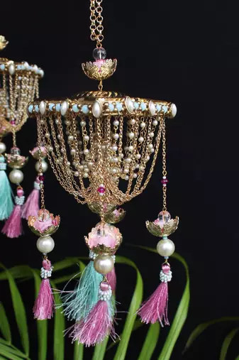 Colour fusion chandelier kaleere