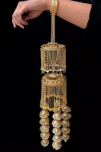 Multi layered jhumki kaleere
