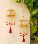 Ghunghroo and tassel mini kaleera red