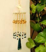 Ghunghroo and tassel mini kaleera green