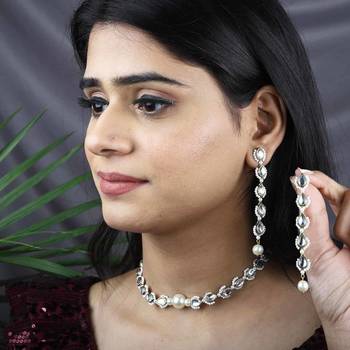Pear wear full set with necklace and earrings 4