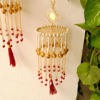 Ghunghroo and tassel mini kaleera red 3