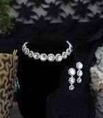 Round bound full set with necklace and earrings