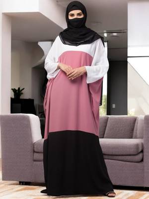 multi color abaya kaftan. 1
