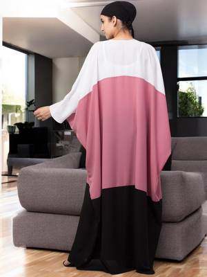 multi color abaya kaftan. 2
