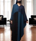 colour blocked kaftan abaya.