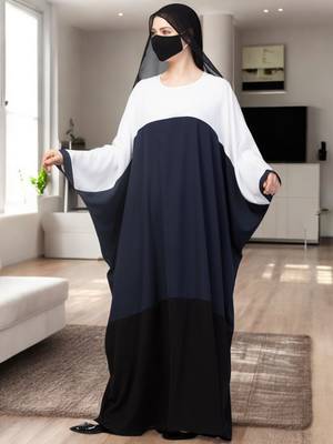 multi color abaya kaftan in free size 4
