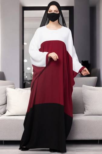 multi color abaya kaftan in free size