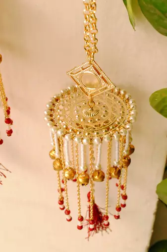 Ghunghroo and tassel mini kaleera red