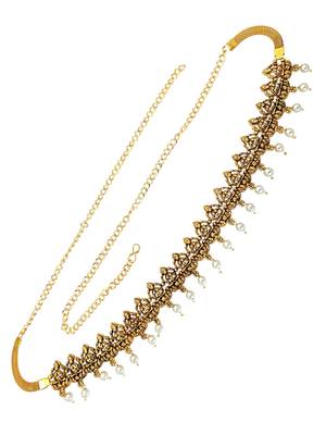 Gold plated temple design waist chain kamarbandh 3