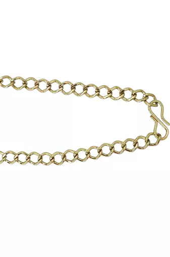 Gold plated temple design waist chain kamarbandh