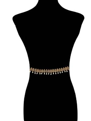 Gold plated temple design waist chain kamarbandh 5