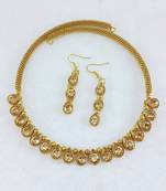 Free size brass golden stone stud hasli