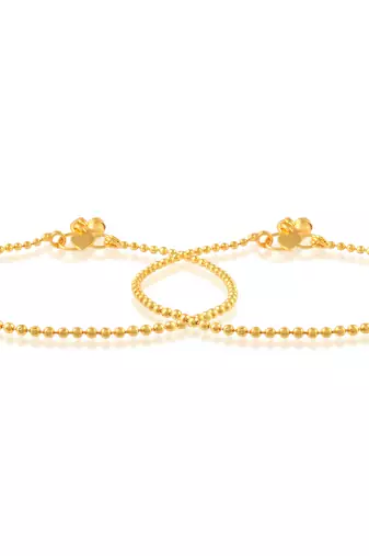 Pure copper ball bead anklets for women