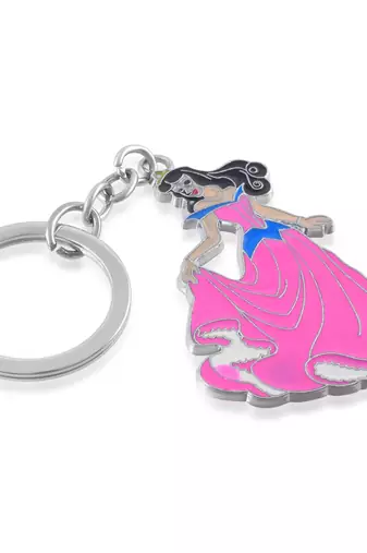 Stainless steel disney princess kyechain for girls