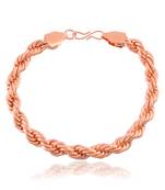 Pure copper rope design bracelet for men women