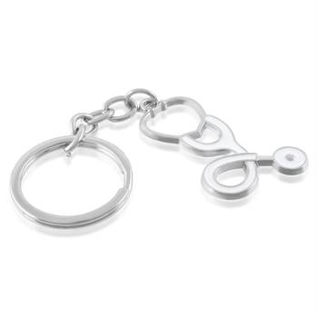 Stainless steel stethescope design kyechain 2