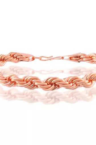 Pure copper rope design bracelet for men women