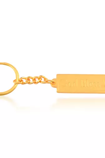 Brass gold spiritual keyring latest keychain