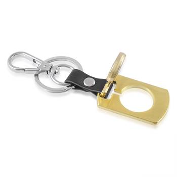 Brass gold stylish suv keychain 1