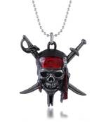 Brass grey finish sea pirates skull design fashion jewellery pendant for men boys