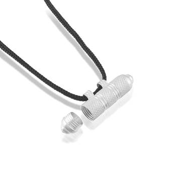 Brass silver plated tabiz taveej amulet lucky charm evil protection pendant unisex, all ages 2