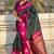 green balaji tilak woven soft silk blend saree