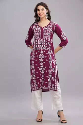 Avni-chikankari-modal-straight-kurta